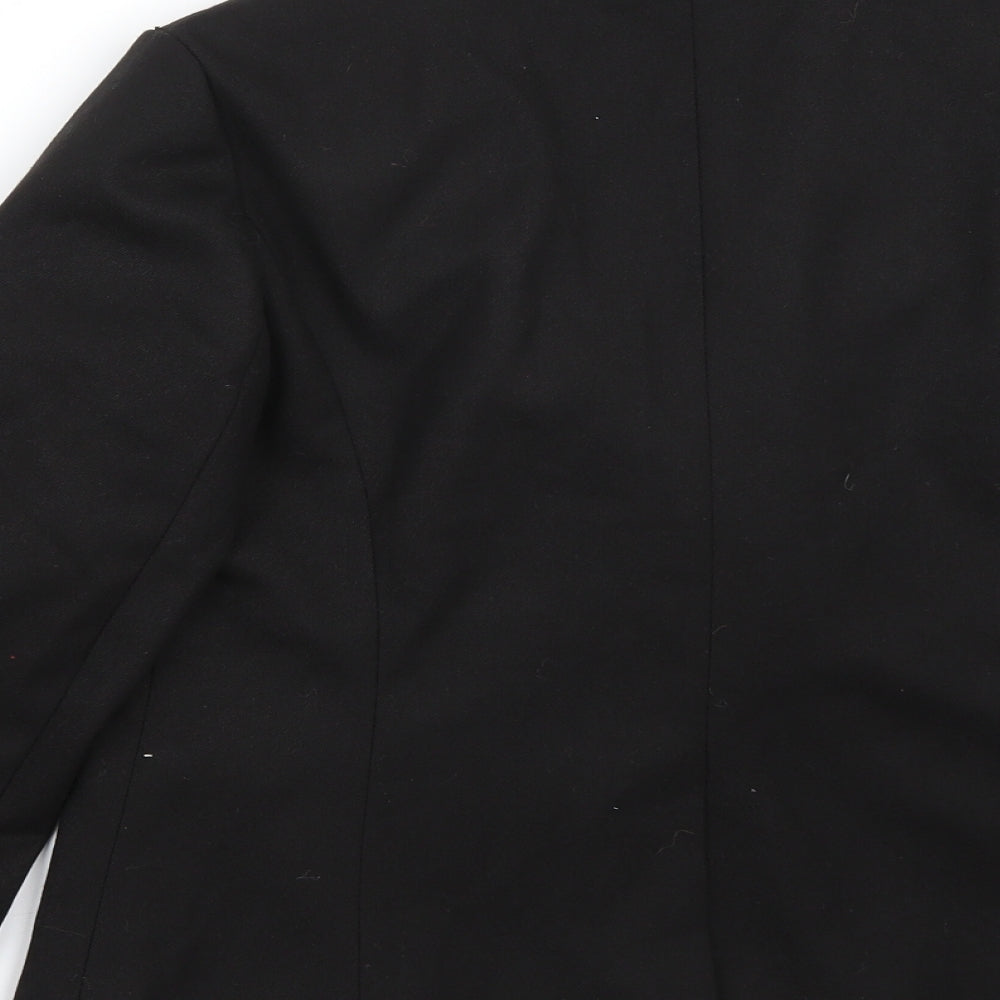 Pixie + diamond Womens Black   Jacket Coat Size 8