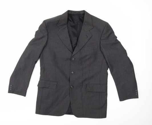 Copperstone Mens Grey   Jacket Suit Jacket Size 40