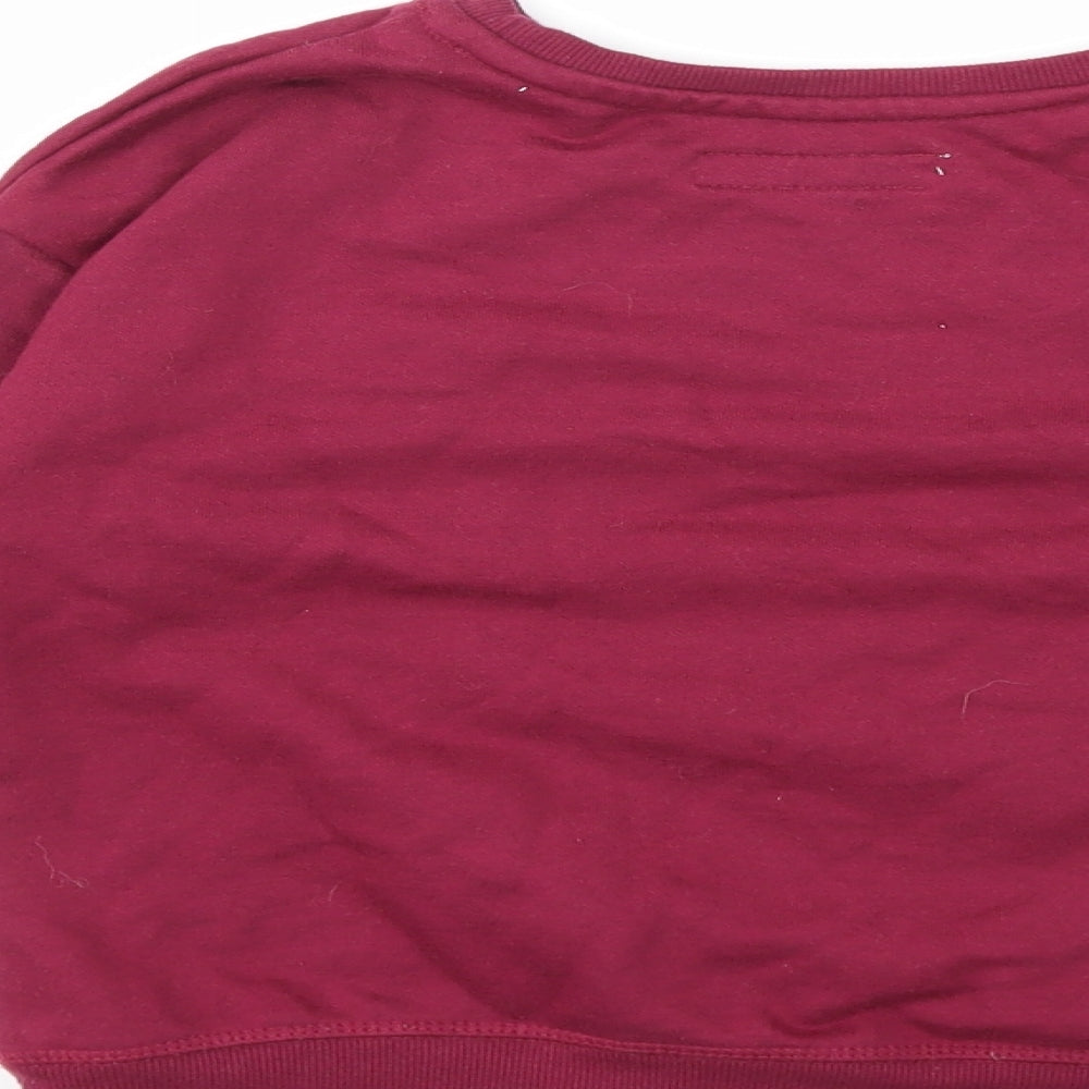 Primark Girls Red   Pullover Sweatshirt Size 8 Years