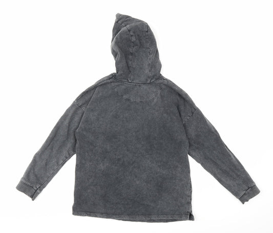George Girls Grey   Pullover Hoodie Size 8 Years  - Mickey
