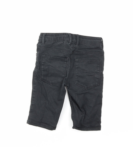 NEXT Boys Black  Denim Cropped Jeans Size 7 Years