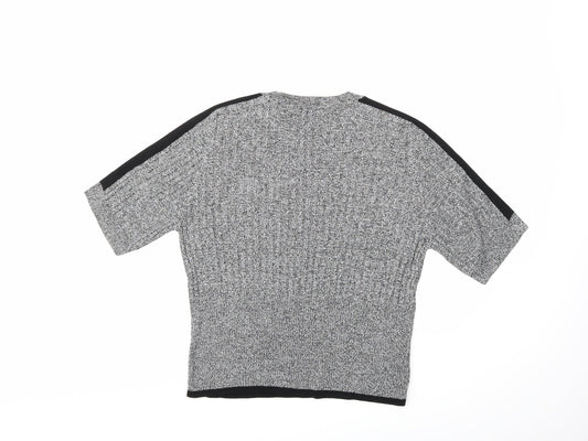 Marks and Spencer Womens Grey  Knit Pullover Jumper Size 18
