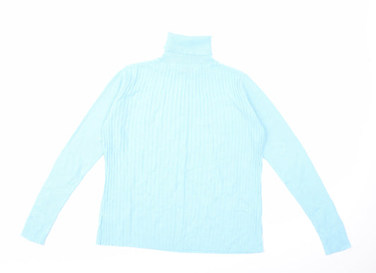 Dorothy Perkins Womens Blue  Knit Pullover Jumper Size 12