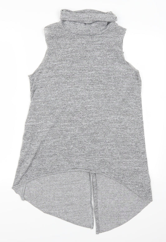 Preworn Womens Grey   Tunic T-Shirt Size 12