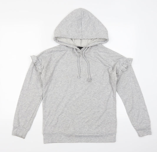 Dorothy Perkins Womens Grey   Pullover Hoodie Size 8