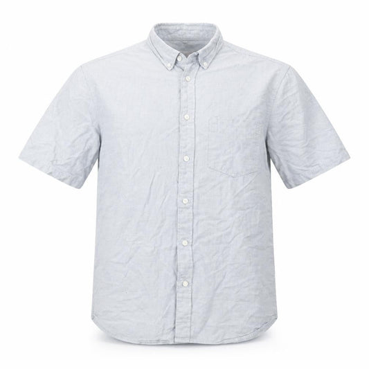 H&M Mens Grey    Button-Up Size M