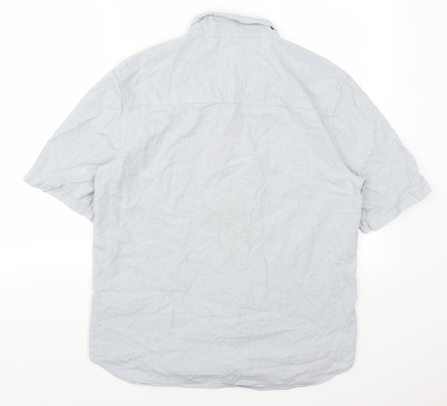 H&M Mens Grey    Button-Up Size M