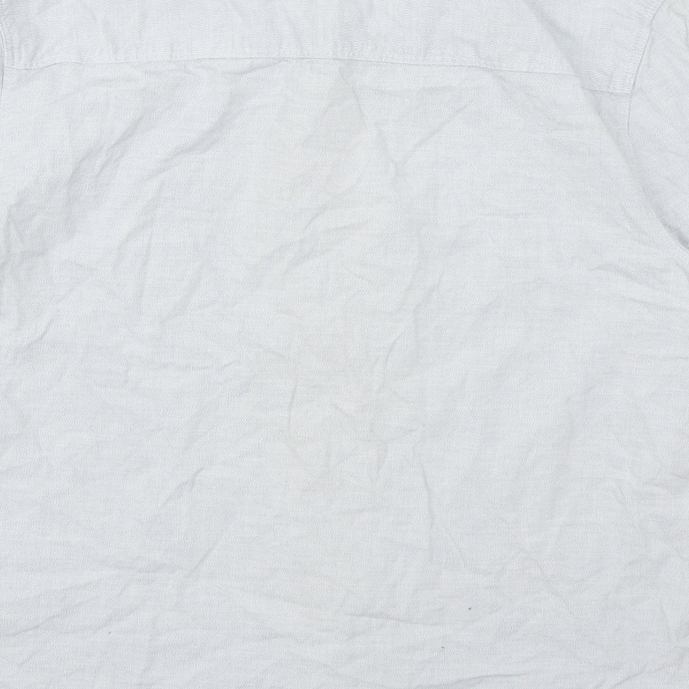 H&M Mens Grey    Button-Up Size M