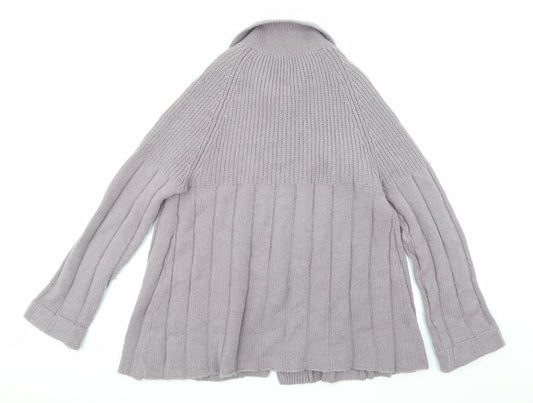Eltic Clothing Womens Purple  Knit Cardigan Jumper Size L