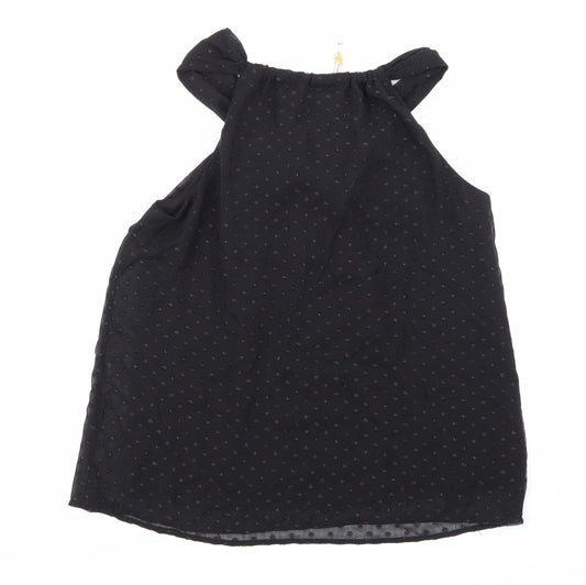 Adiva Womens Black   Basic Blouse Size L