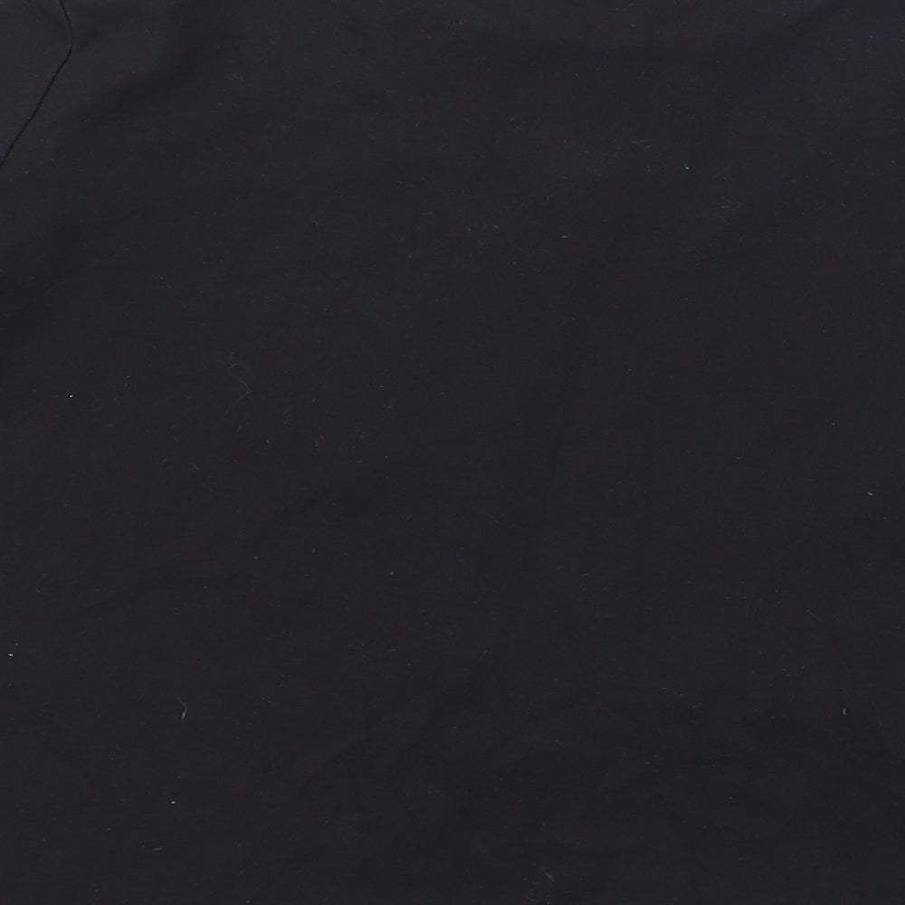 George Girls Black   Basic T-Shirt Size 9-10 Years
