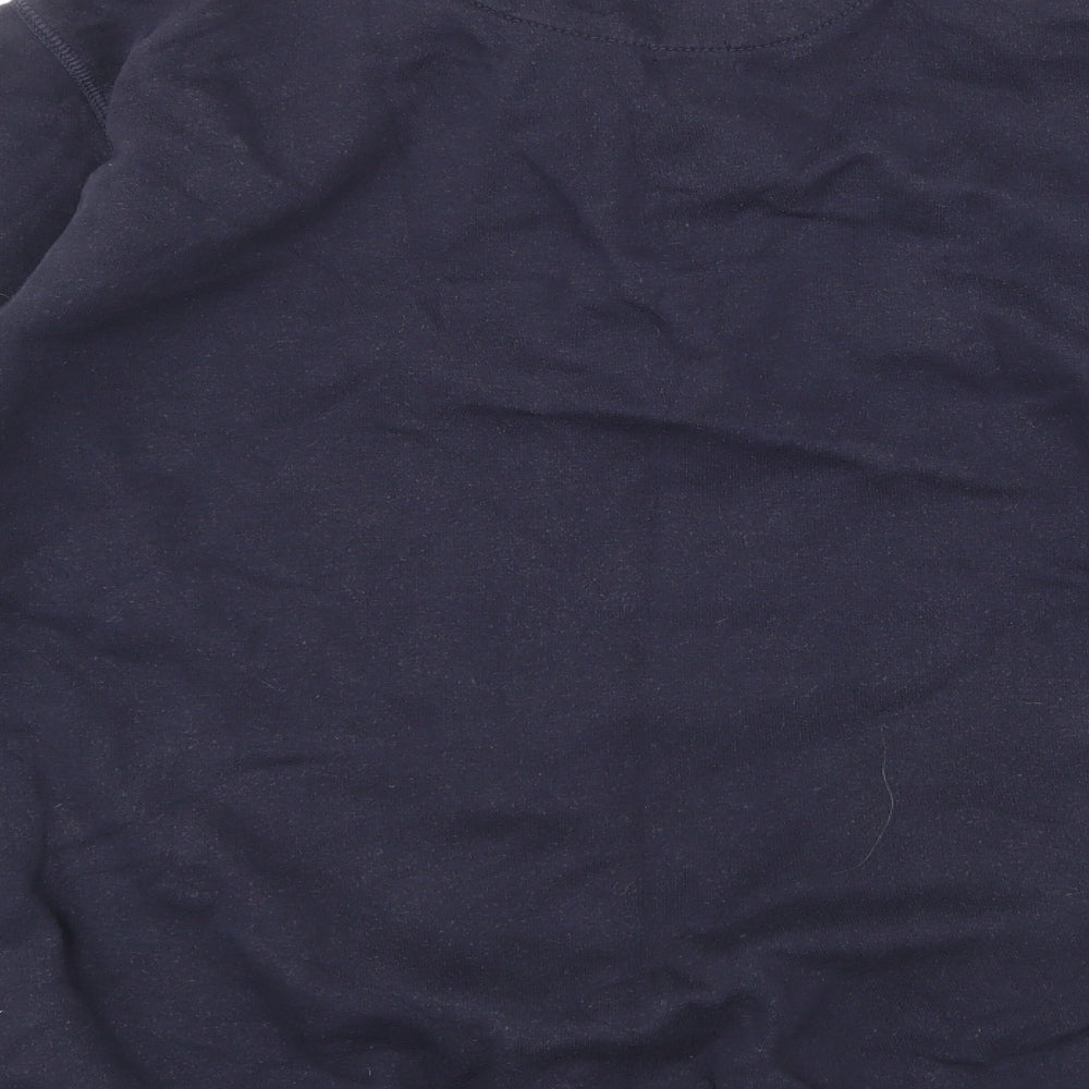 Lincoln Mens Blue   Pullover Hoodie Size M