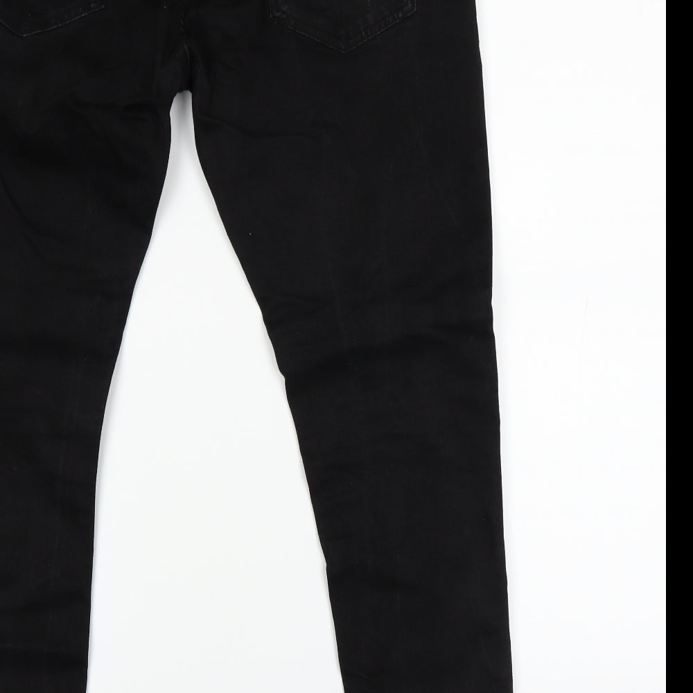 Easy Denim  Womens Black   Straight Jeans Size 38 L30 in