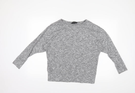 Dorothy Perkins Womens Grey   Pullover Jumper Size 10