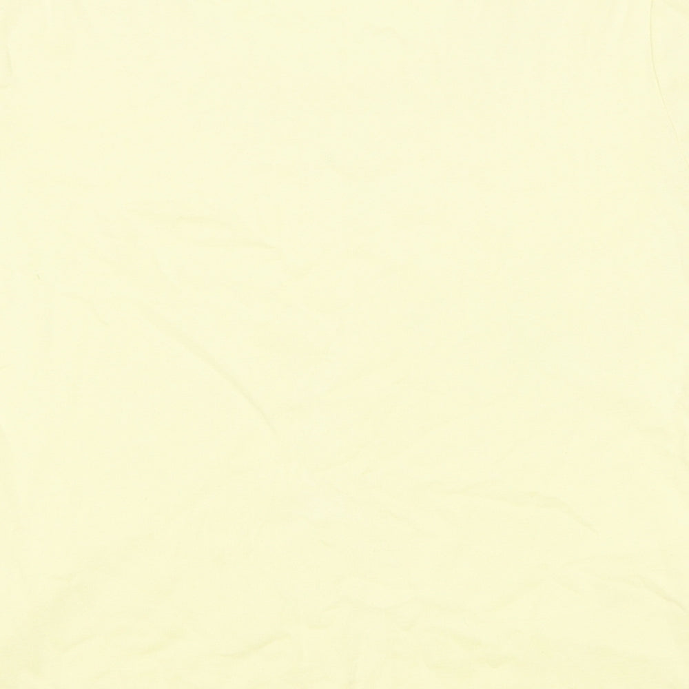 Andre De Brett Womens Yellow   Basic T-Shirt Size 18
