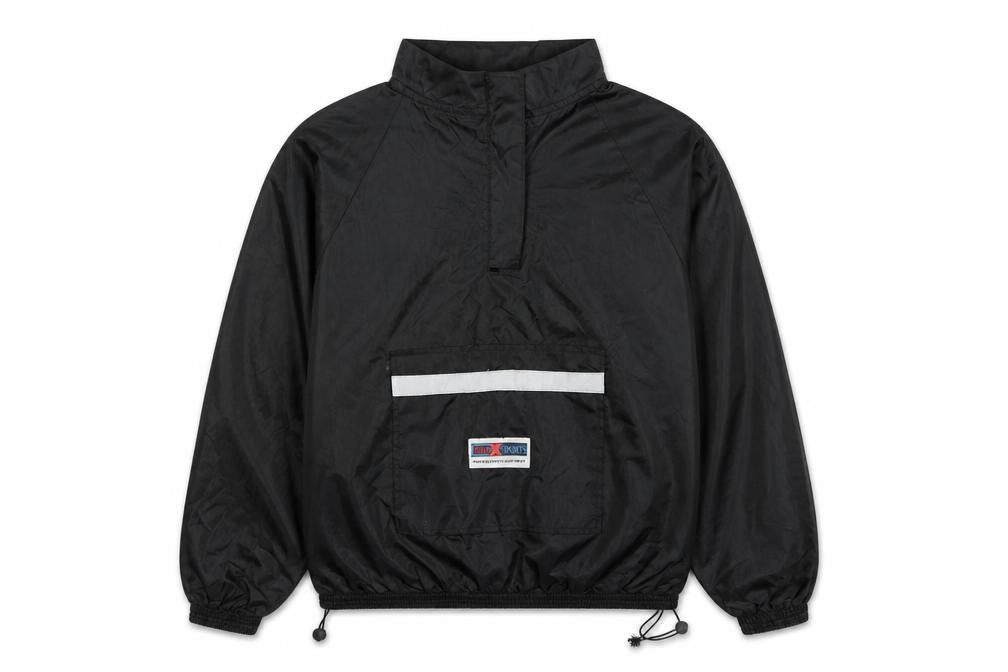 Front view of pro-x sports women’s black jacket coat, size L