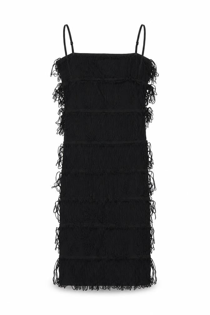 Front view of BAY women’s black bodycon, size UK 10
