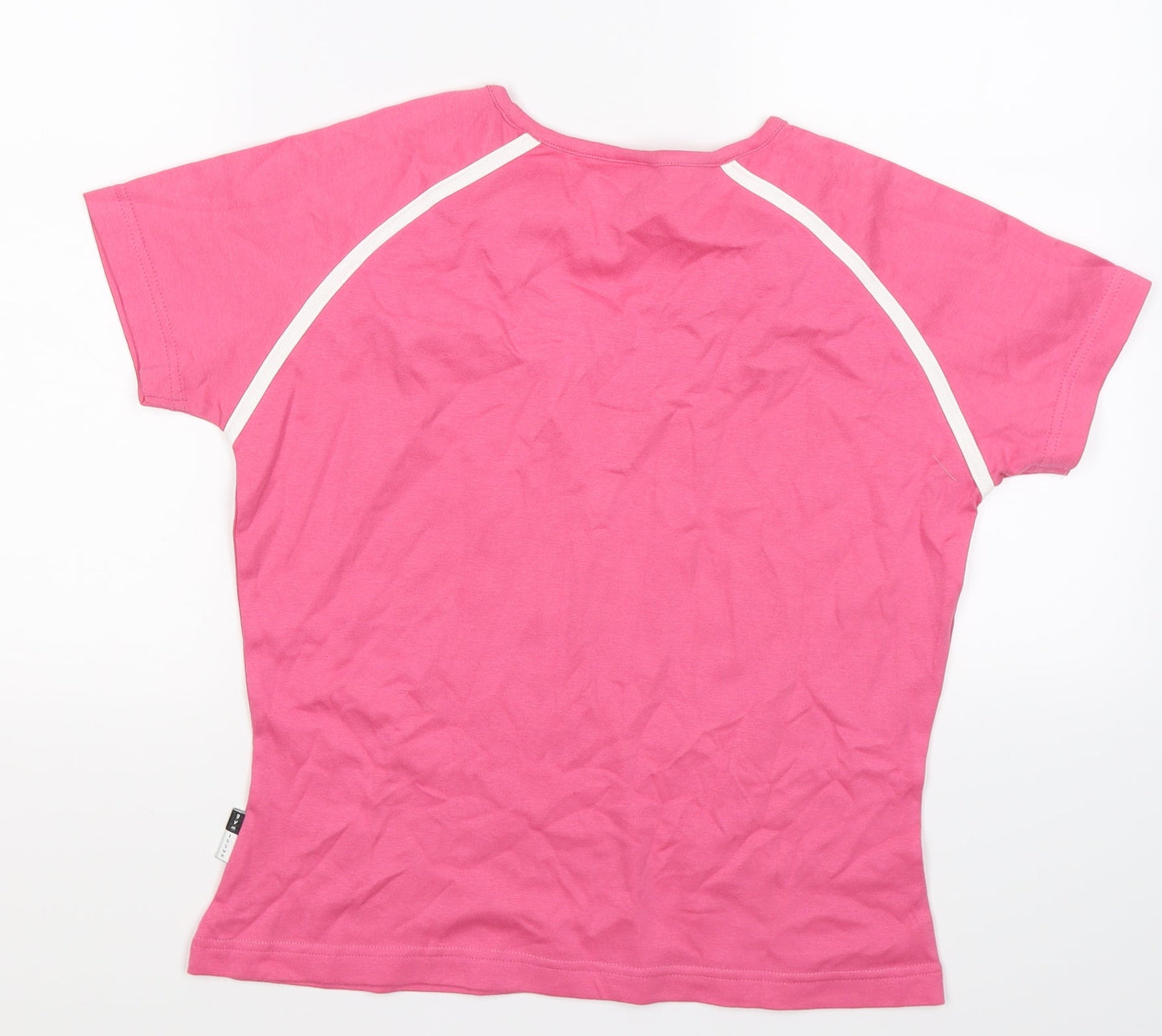 gym issue Womens Pink   Basic T-Shirt Size 12