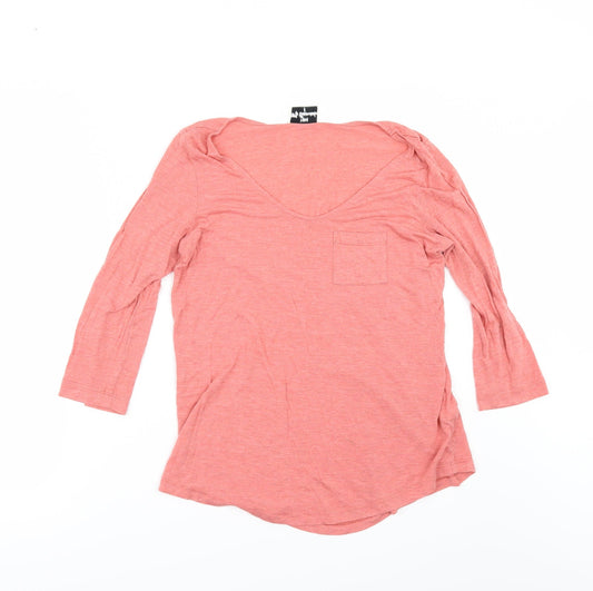 NEXT Womens Orange   Basic T-Shirt Size 8