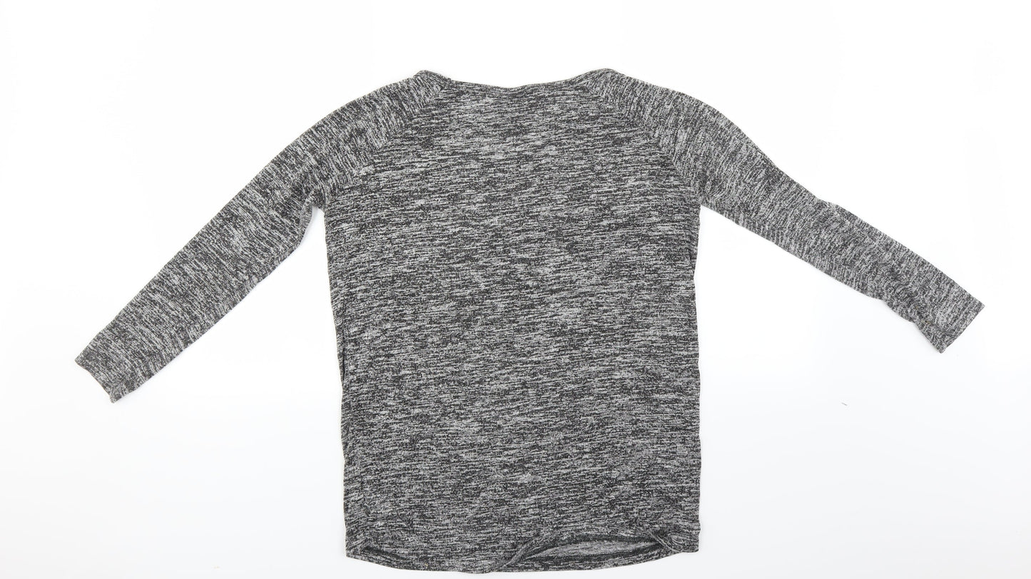 Topshop Womens Grey   Pullover Jumper Size 6