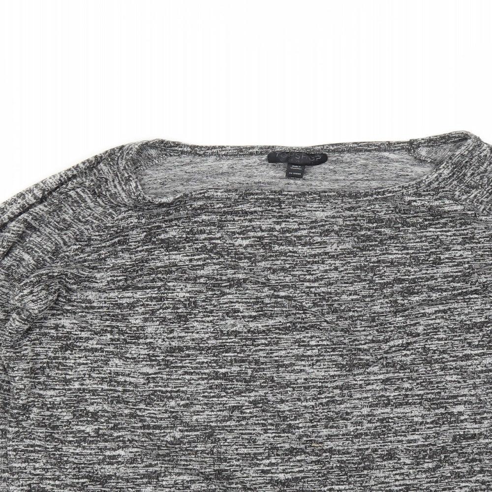 Topshop Womens Grey   Pullover Jumper Size 6