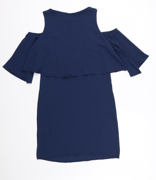 Boohoo Womens Blue   A-Line  Size 10