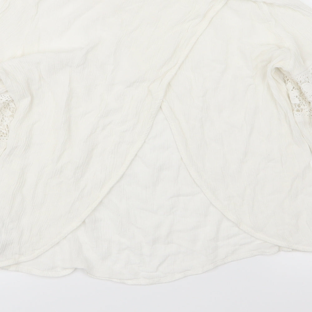 H&M Girls White   Basic T-Shirt Size 14 Years