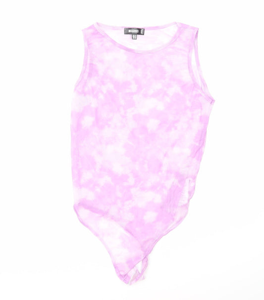 Missguided Womens Purple   Basic Tank Size 14