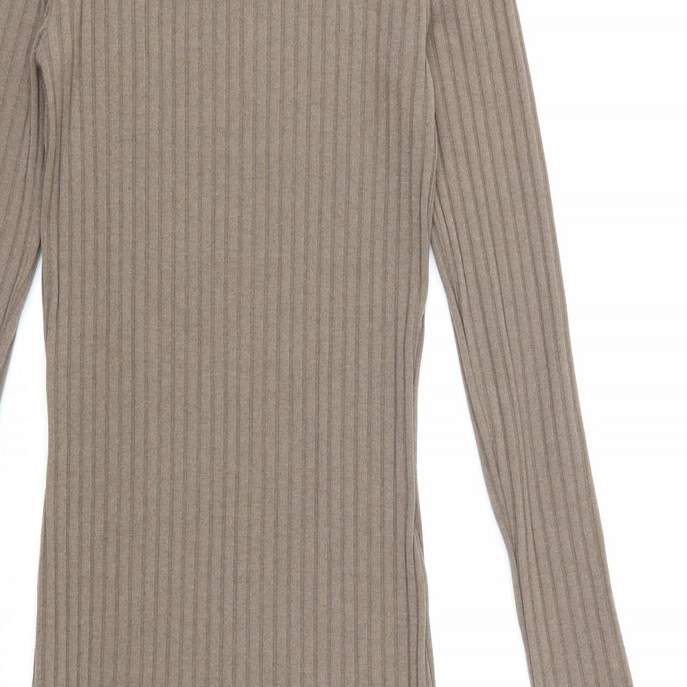 FOREVER 21 Womens Green  Knit Pullover Jumper Size S