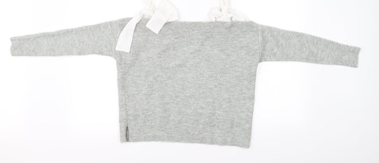 Topshop Womens Grey   Pullover Jumper Size 10