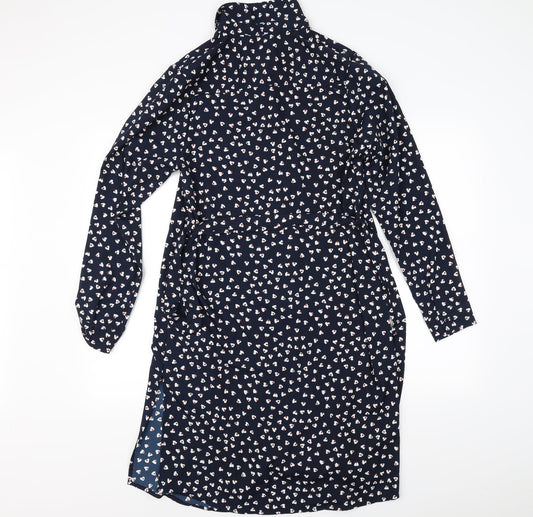Brave Soul Womens Blue   Basic Button-Up Size S