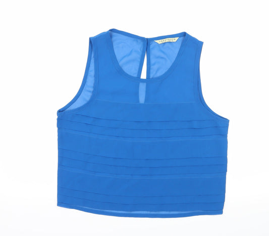 Innocence Womens Blue   Basic Blouse Size 12