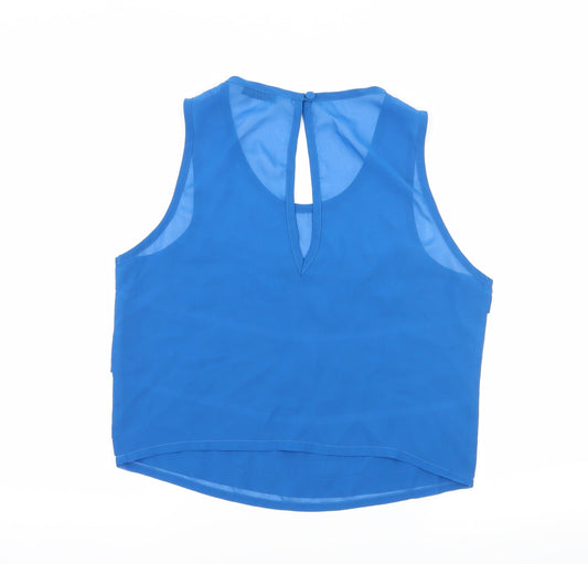 Innocence Womens Blue   Basic Blouse Size 12