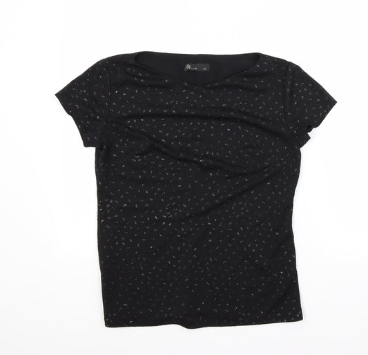 BHS Womens Black   Basic Blouse Size 12