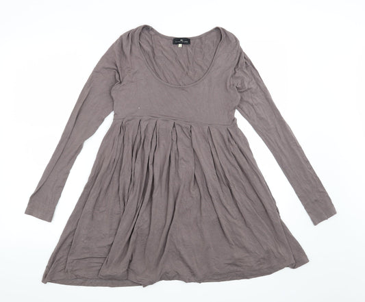 River Island Womens Grey   Basic Blouse Size 10