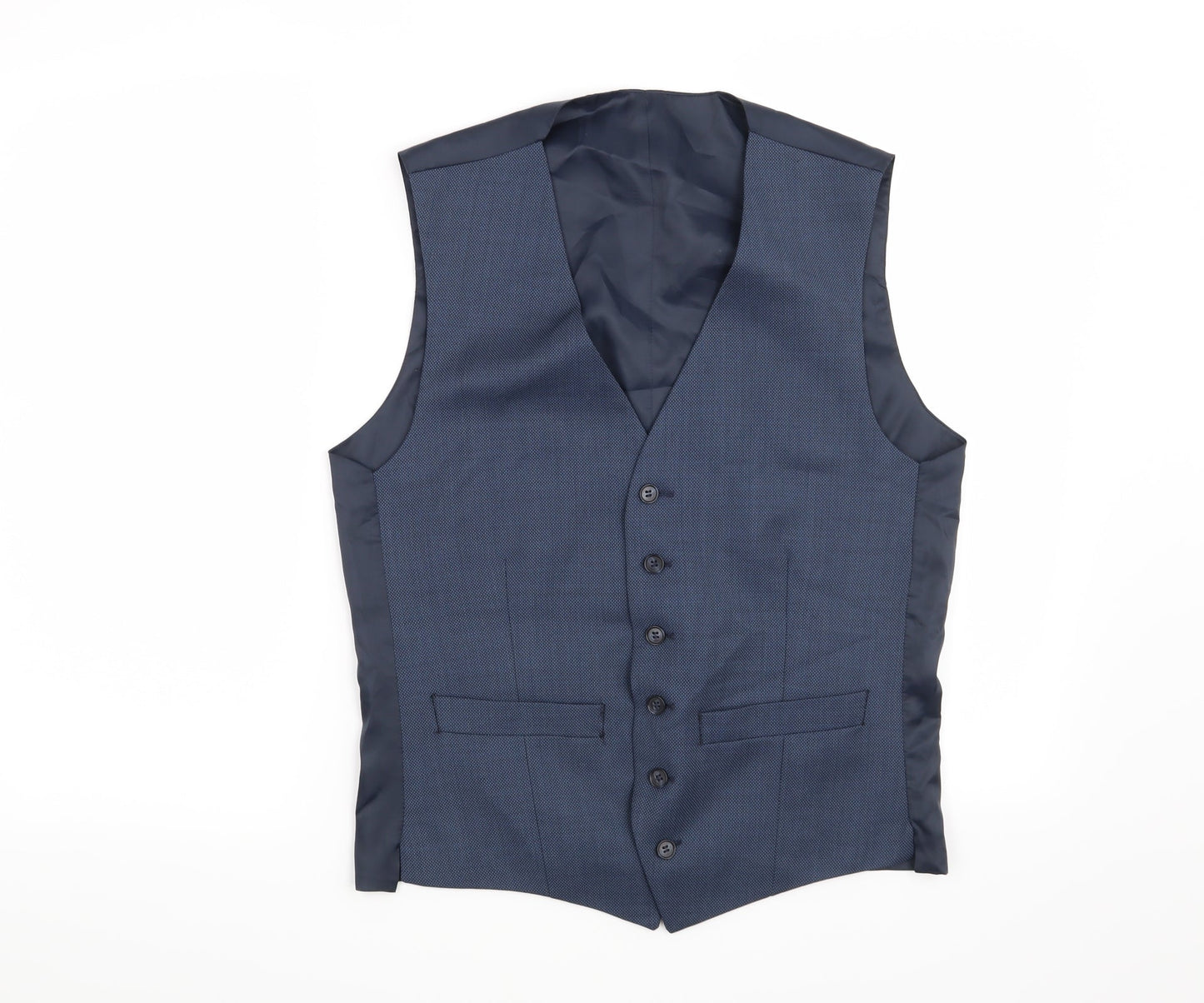 Hammond & Co Mens Blue   Jacket Waistcoat Size 38