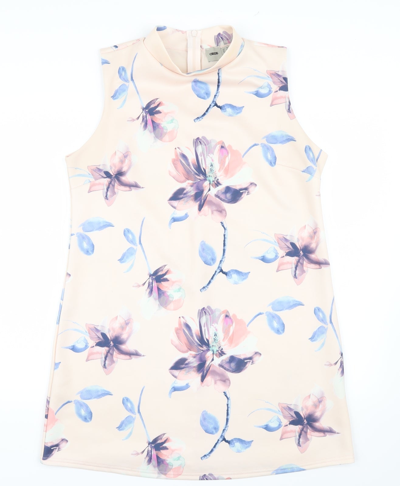 ASOS Womens Blue Floral  Shirt Dress  Size 14