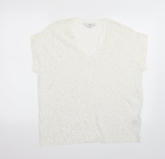 NEXT Womens White   Basic T-Shirt Size 16