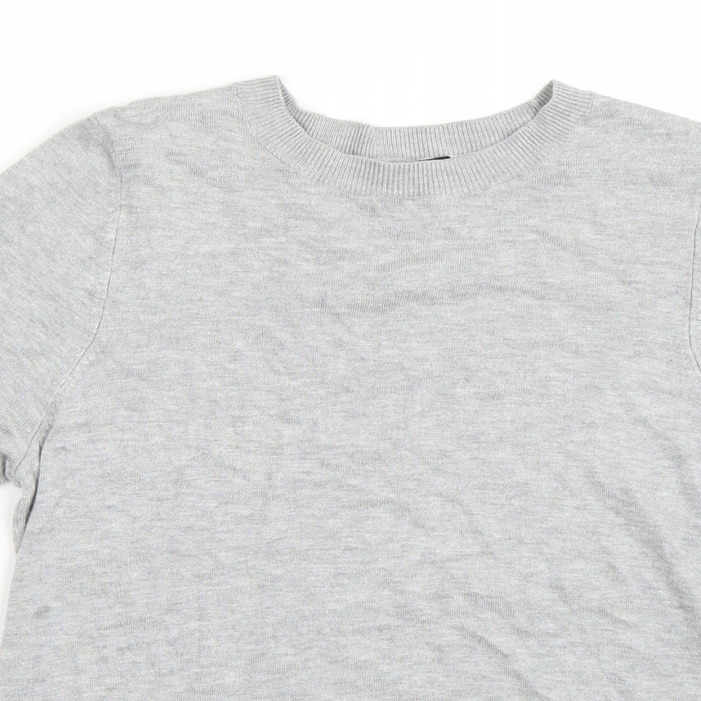 F&F Womens Grey   Basic T-Shirt Size 14
