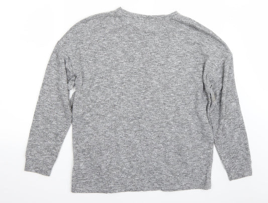 Payaya Womens Grey   Basic T-Shirt Size 14