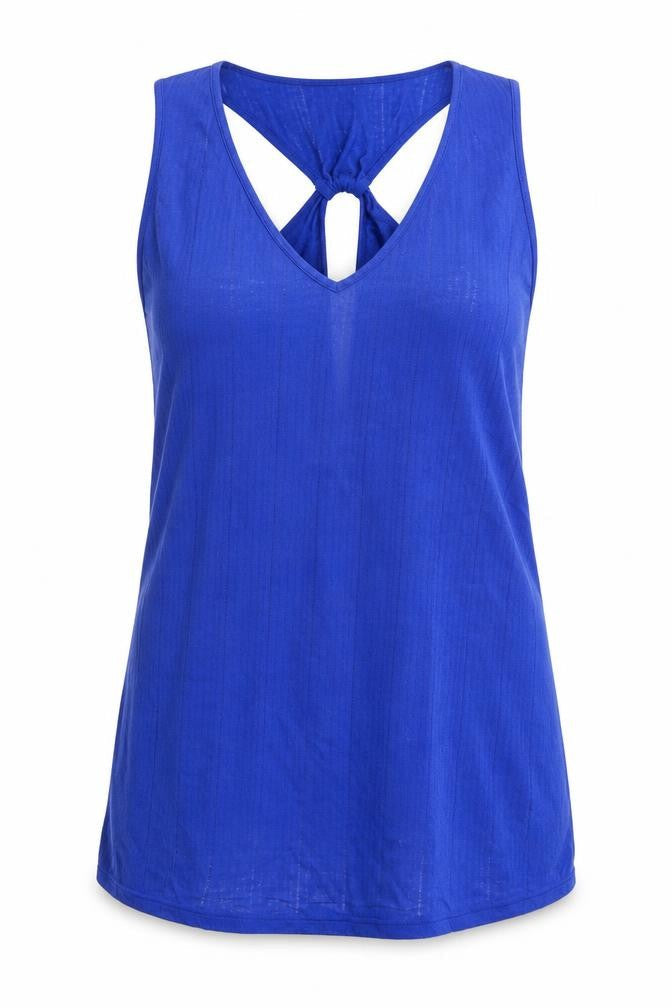 Front view of Primark women’s blue rayon a-line, size L