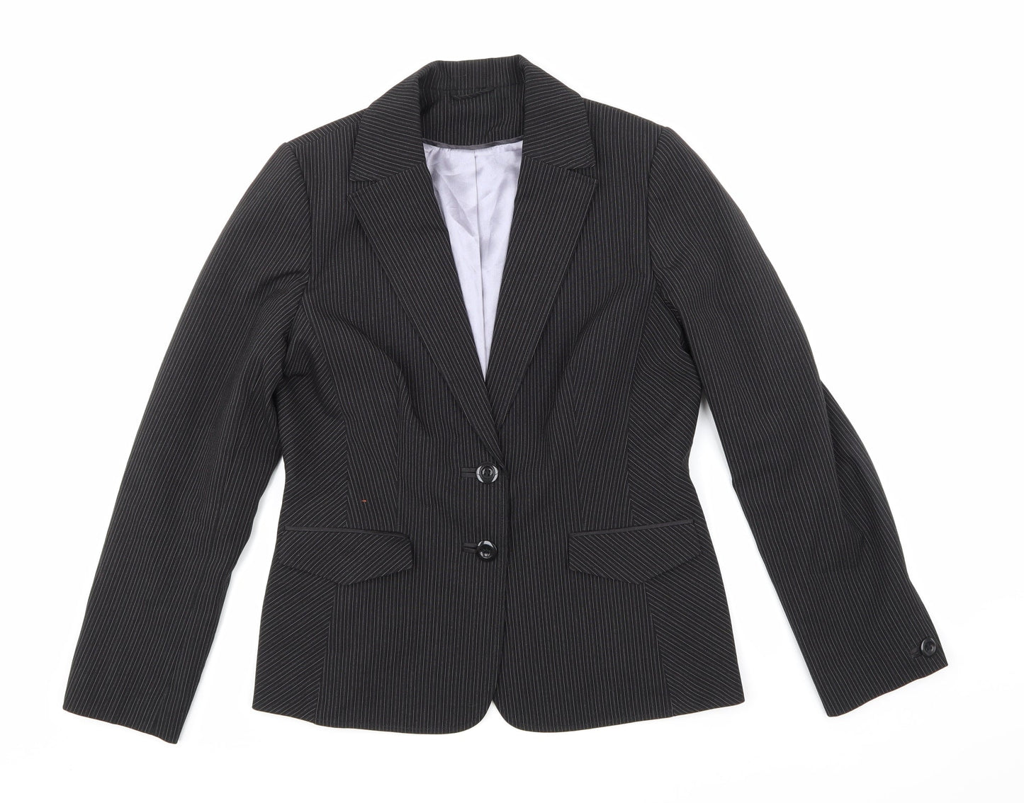Dorothy Perkins Womens Black Striped  Jacket  Size 14