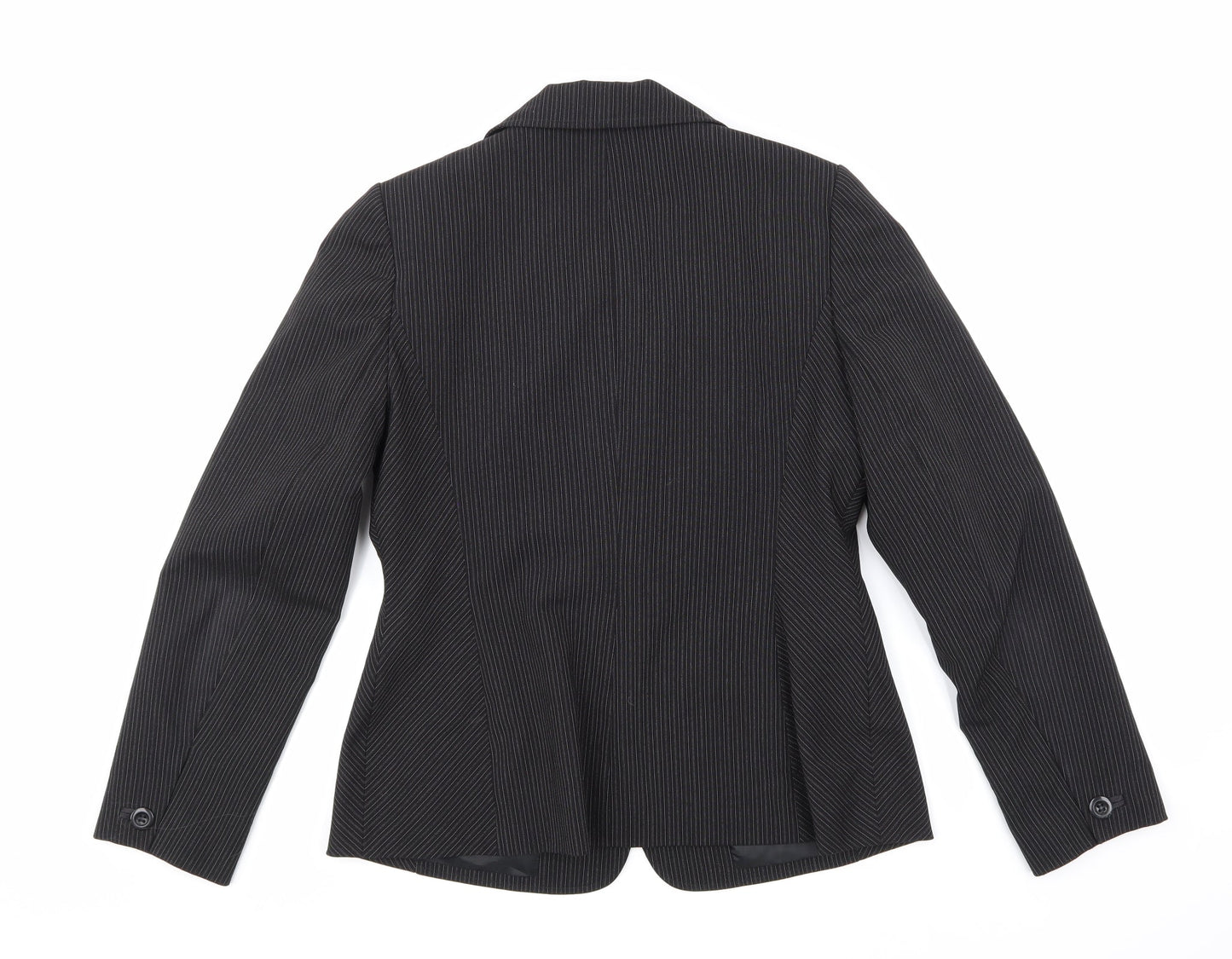 Dorothy Perkins Womens Black Striped  Jacket  Size 14
