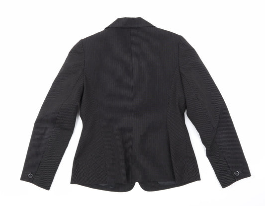 Dorothy Perkins Womens Black Striped  Jacket  Size 14