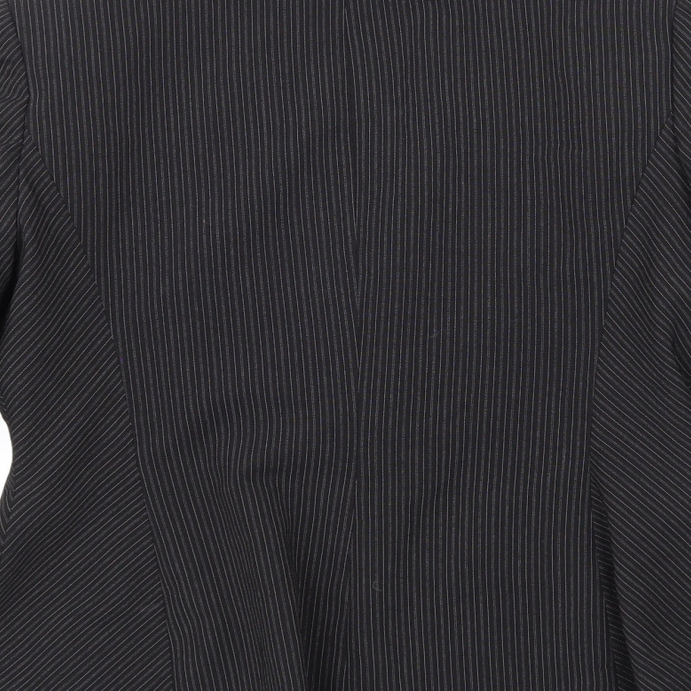 Dorothy Perkins Womens Black Striped  Jacket  Size 14