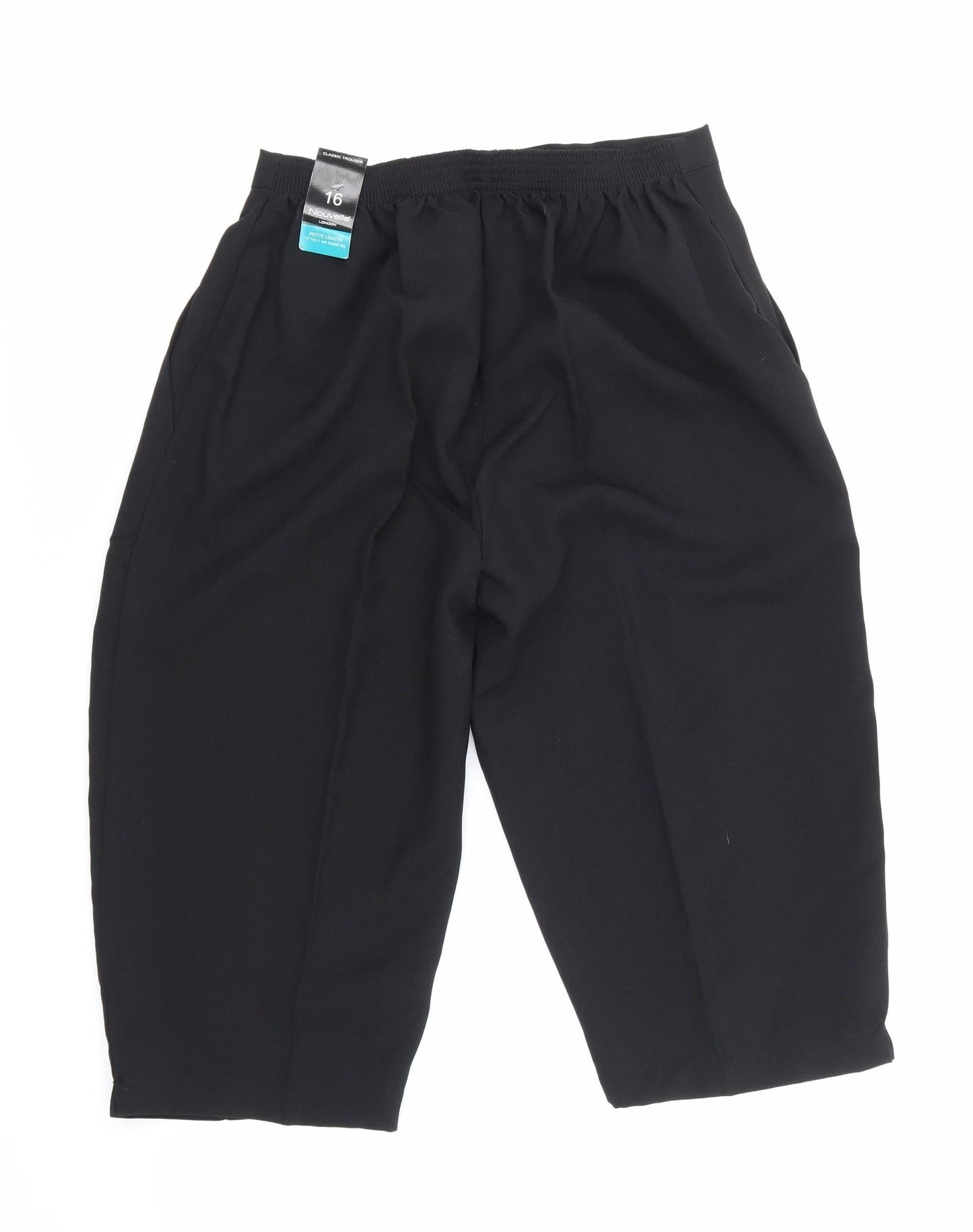 Preworn Womens Black   Trousers  Size 16