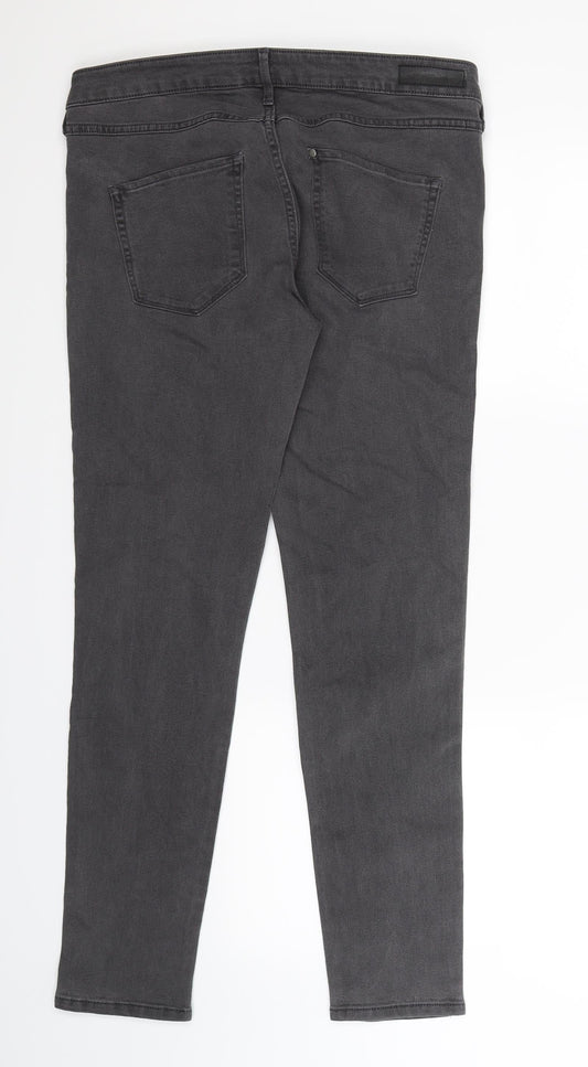 H&M Womens Grey  Denim Skinny Jeans Size 30 in L30 in