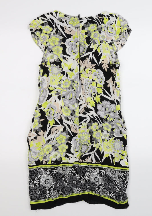 Dorothy Perkins Womens Multicoloured Floral  Bodycon  Size 10