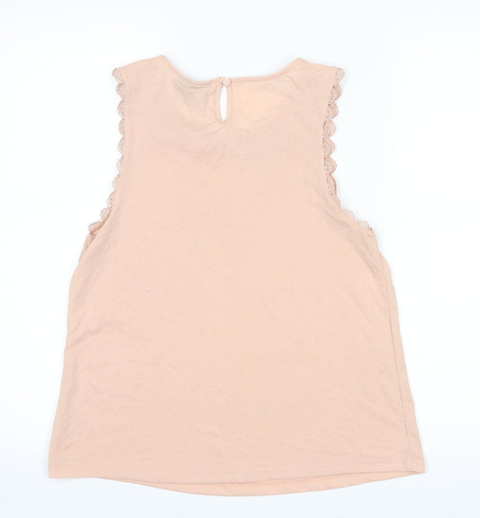 Topshop Womens Beige   Basic Blouse Size 10