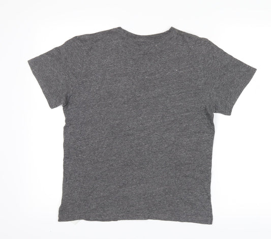 Gap Boys Grey   Basic T-Shirt Size 10-11 Years  - Back Stage